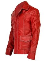 Tyler FC Brad Mayhem Fight Club Leather Coat - Image 4