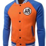 Dragon Ball Z Goku Orange Varsity Jacket