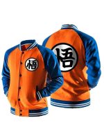 Dragon Ball Z Goku Orange Varsity Jacket - Image 2