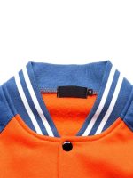 Dragon Ball Z Goku Orange Varsity Jacket - Image 3