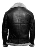 Men’s Santa Shearling Leather Jacket - Image 5