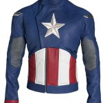 The Avengers Captain America Costume Jacket For Halloween