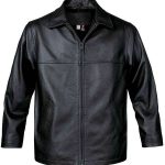 Traditional Black Leather Jacket for Men
